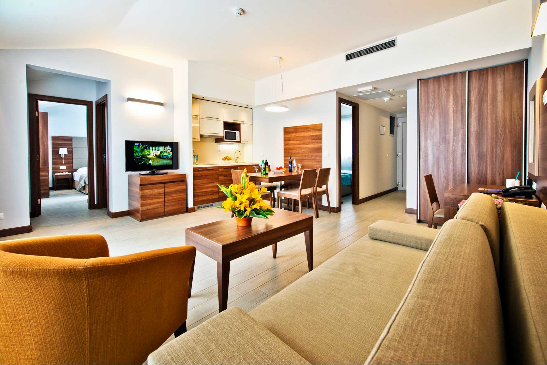 Apartments Zaton Holiday Resort Wnętrze apartamentu w Zaton Holiday Resort