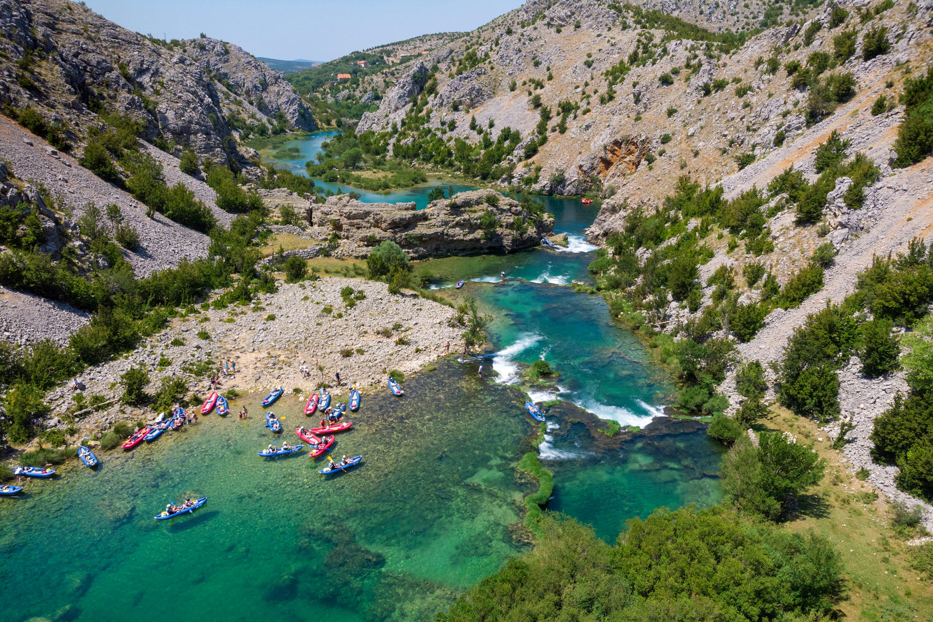 Kayaking on Zrmanja River Zrmanja River